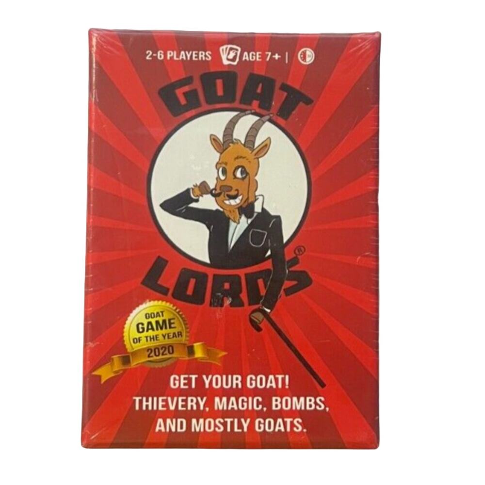 NEW! Goat Lords Family Strategic Card Game Gatwick Games Complete with Rule Book